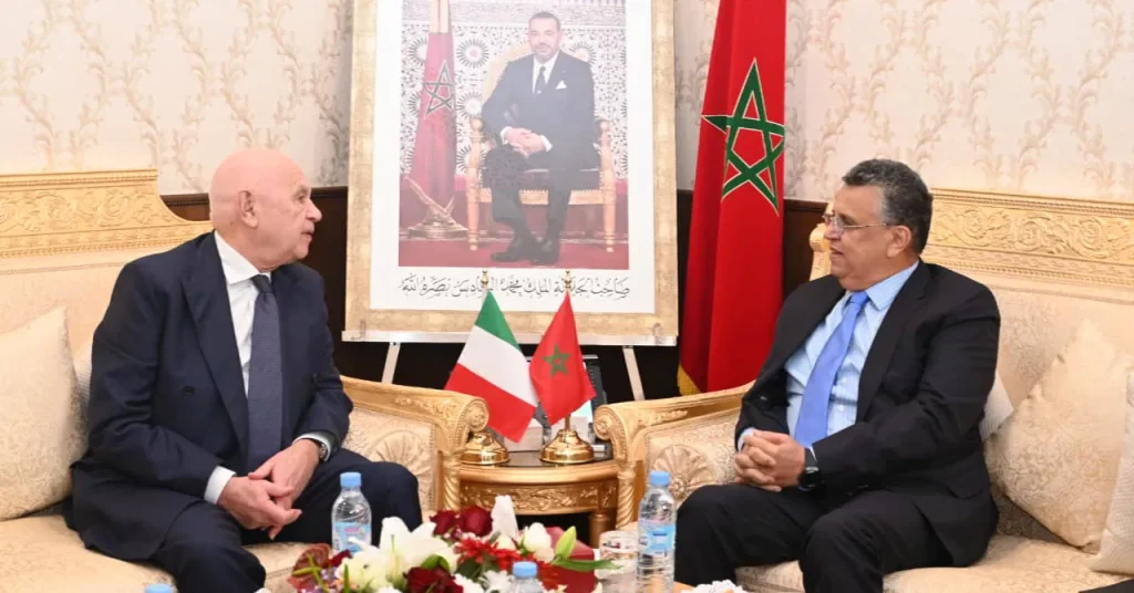 وزير-العدل،-عبد-اللطيف-وهبي-ونظيره-الإسطالي-كارلو-نورديو