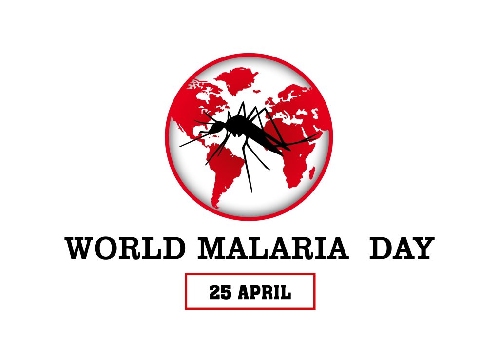 World,Malaria,Day,Banner,Illustration,On,White,Background.,25,April.
